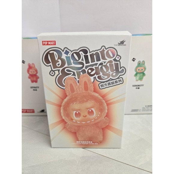Labubu Big Into Energy Other - Labubu Big Into Energy Authentic Vinyl Figure Pop Mart Artist Collectible NIB
